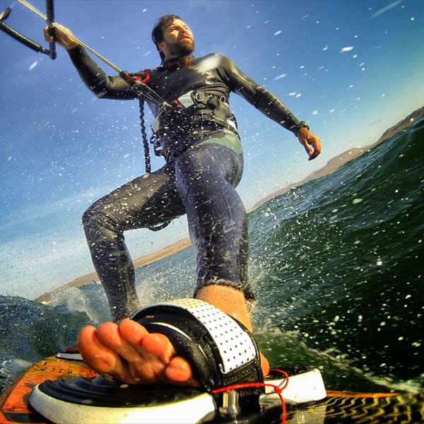 Kite Surfing selfie, Paracas Bay - Peru